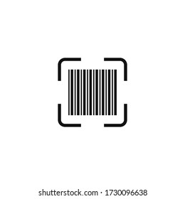 Barcode icon.Scanning items with barcode.