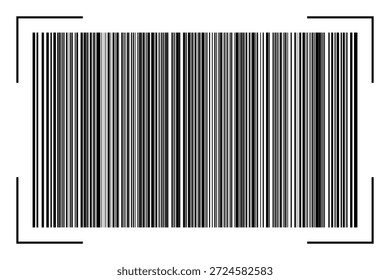 Barcode barcode identification number product scanning . Vertical stripes resembling. Code stripes sticker. Barcode labels, customers qr code.