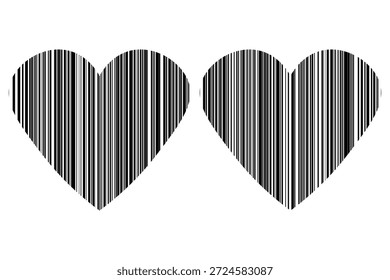 Barcode barcode identification number product scanning . Vertical stripes resembling. Code stripes sticker. Barcode labels, customers qr code.