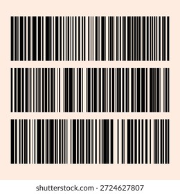 Barcode barcode identification number product scanning . Vertical stripes resembling. Code stripes sticker. Barcode labels, customers qr code.