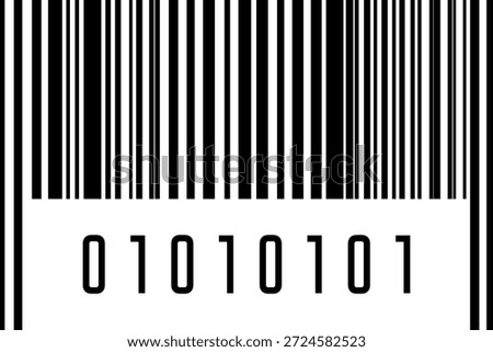 Barcode barcode identification number product scanning . Vertical stripes resembling. Code stripes sticker. Barcode labels, customers qr code.