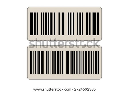 Barcode barcode identification number product scanning . Vertical stripes resembling. Code stripes sticker. Barcode labels, customers qr code.
