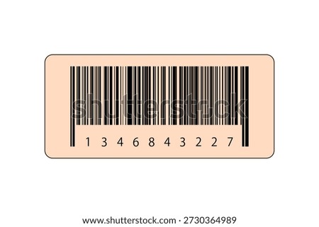 Barcode barcode identification number product scanning . Vertical stripes resembling. Code stripes sticker. Barcode labels, customers qr code.
