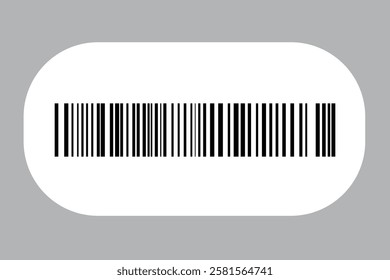 Barcode isolated on color background. Code stripes sticker. Barcode labels, customers qr code.