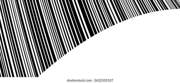 Barcode isolated on color background. Code stripes sticker. Barcode labels, customers qr code.