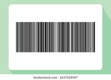 Barcode isolated on color background. Code stripes sticker. Barcode labels, customers qr code.