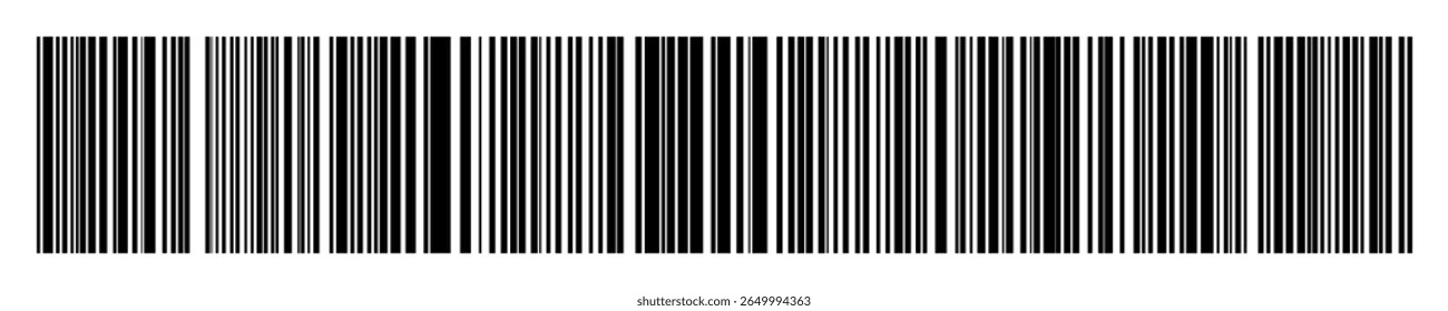 Barcode isolated on color background. Code stripes sticker. Barcode labels, customers qr code.