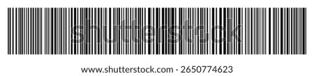 Barcode isolated on color background. Code stripes sticker. Barcode labels, customers qr code.