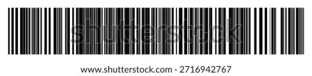 Barcode isolated on color background. Code stripes sticker. Barcode labels, customers qr code.