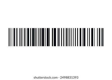 Barcode isolated on white background. Code stripes sticker. Barcode labels, customers qr code.