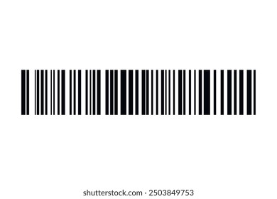 Código de barras aislado sobre fondo blanco. Etiqueta engomada de las rayas del código. Etiquetas de código de barras, código QR de Clientes.
