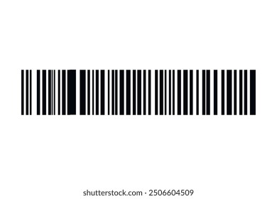 Strichcode einzeln auf weißem Hintergrund. Aufkleber mit Codestreifen. Barcode-Etiketten, QR-Code des Kunden.