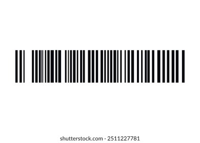 Barcode isolated on white background. Code stripes sticker. Barcode labels, customers qr code.