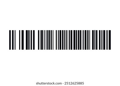 Barcode isolated on white background. Code stripes sticker. Barcode labels, customers qr code.