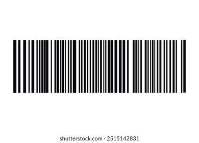 Barcode isolated on white background. Code stripes sticker. Barcode labels, customers qr code.