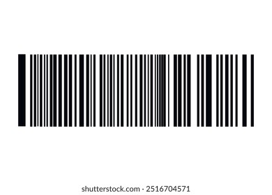 Código de barras isolado no fundo branco. Autocolante de faixas de código. Etiquetas de código de barras, código qr do cliente.