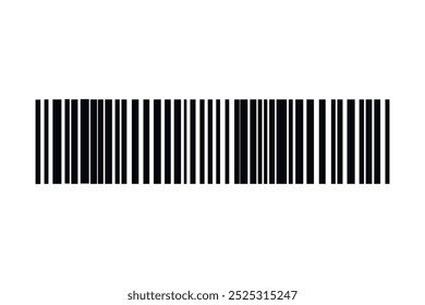 Barcode isolated on white background. Code stripes sticker. Barcode labels, customers qr code.