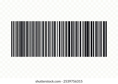 Strichcode einzeln auf weißem Hintergrund. Aufkleber mit Codestreifen. Barcode-Etiketten, QR-Code des Kunden.