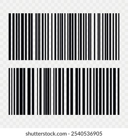 Código de barras aislado sobre fondo blanco. Etiqueta engomada de las rayas del código. Etiquetas de código de barras, código QR de Clientes.