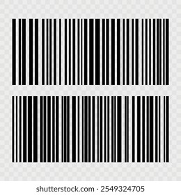 Código de barras aislado sobre fondo blanco. Etiqueta engomada de las rayas del código. Etiquetas de código de barras, código QR de Clientes.