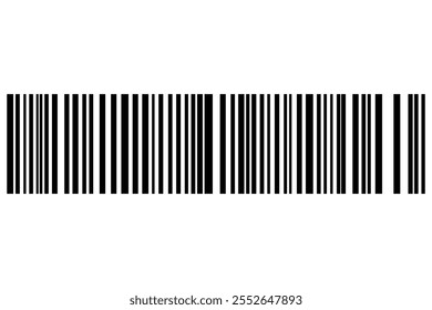 Código de barras aislado sobre fondo blanco. Etiqueta engomada de las rayas del código. Etiquetas de código de barras, código QR de Clientes.