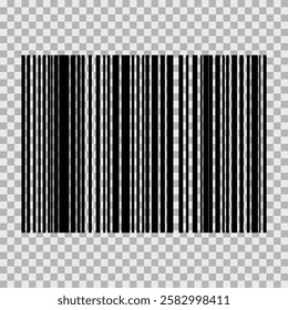 Barcode isolated on white background. Code stripes sticker. Barcode labels, customers qr code.