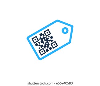 Barcode Label Icon Logo Design Element