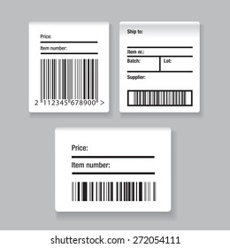 Barcode label set