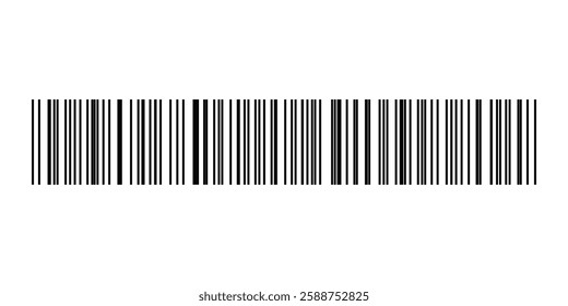 Barcode labels isolated on white background for design. Barcode code stripes sticker.