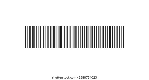 Barcode labels isolated on white background for design. Barcode code stripes sticker.