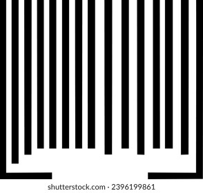 Barcode line icon, outline vector sign, linear style pictogram sign, symbol, vector, art