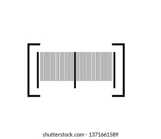 barcode logo icon - Vector
