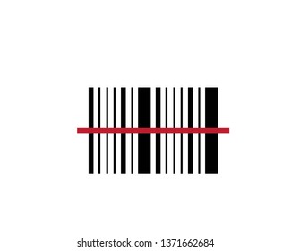 barcode logo icon - Vector
