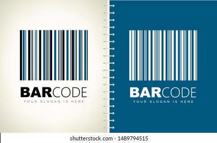 Barcode Logo Vector Design. Logo Design.