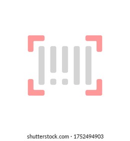 Barcode, mall icon. Simple color vector elements of shopping center icons for ui and ux, website or mobile application