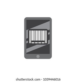 Barcode Mobile Logo icon Design