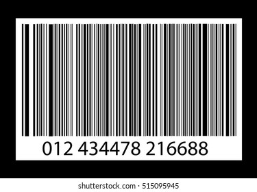 Bar-code on black