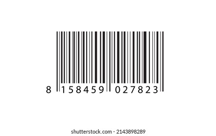 Barcode on white background. Realistic barcode icon. Code information. Vector illustration.