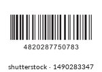 Barcode on white background. Vector illustration