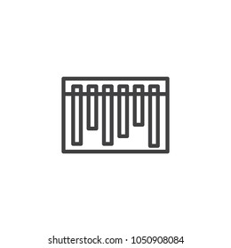 Barcode outline icon. linear style sign for mobile concept and web design. Bar code scan simple line vector icon. Symbol, logo illustration. Pixel perfect vector graphics