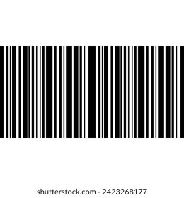 Barcode-Muster nahtlose Wiederholung für die Grafik des Produkts 