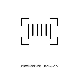 Barcode premium line icon. Simple high quality pictogram. Modern outline style icons. Stroke vector illustration on a white background.
