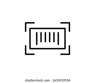 Barcode premium line icon. Simple high quality pictogram. Modern outline style icons. Stroke vector illustration on a white background.