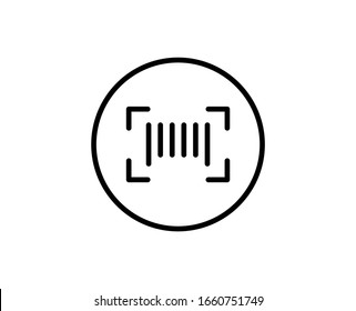 Barcode premium line icon. Simple high quality pictogram. Modern outline style icons. Stroke vector illustration on a white background.