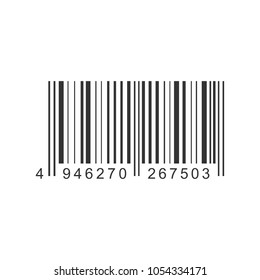 Barcode product distribution icon. Vector illustration. Business concept barcode pictogram.