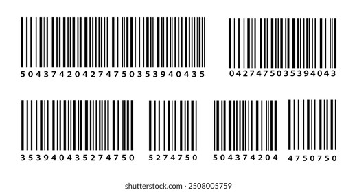 Código de barras, código QR, código de seguimiento de la Identificación, escanear etiquetas de datos con códigos QR en el diseño de papel, códigos de descuento de supermercado.