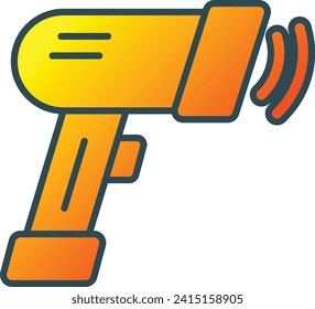 Barcode Reader vector icon. Can be used for printing, mobile and web applications.