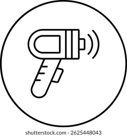 Ícone de vetor do Leitor de código de barras. Pode ser usado para impressão, aplicativos móveis e da Web.