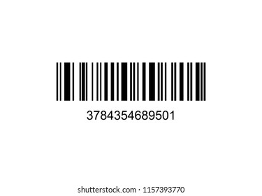 Barcode Realistic icon  vector illustration on background