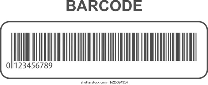 Barcode. Realistic barcode isolated on white background. Vector illustration of barcode. Vector.